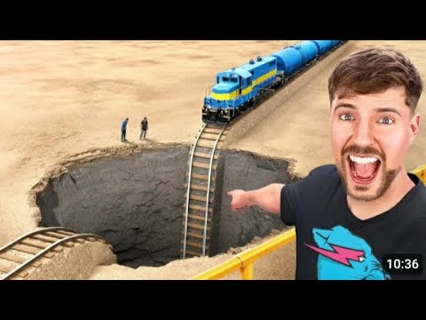 Train Vs Giant Pit  Best moments