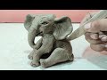 DIY- baby elephant: how to make a baby elephant out of clay | clay animal making #trending #animals