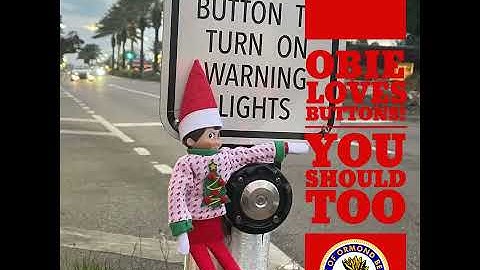 Obie loves buttons!