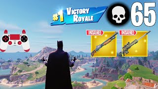 65 Elimination Solo Vs Squads Gameplay Wins (Fortnite Chapter 5 PS4 Controller)