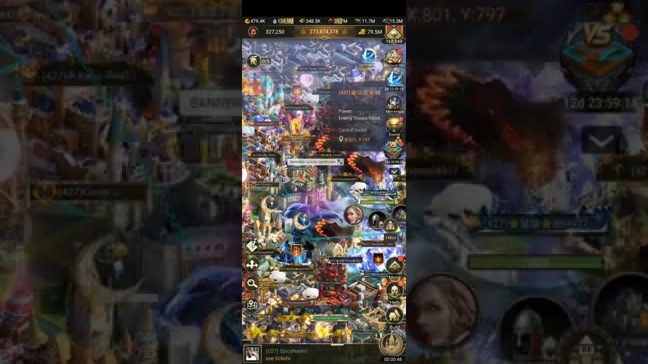 Rise of Empires Ice And Fire | X8 Eden Wonders | Map 68 | South Faction won | 427 guild took temple