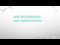 Charla Presupuesto económico y financiero