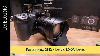 Unboxing Panasonic GH5 with Leica DG Vario 12-60mm F/2.8-4.0 Lens