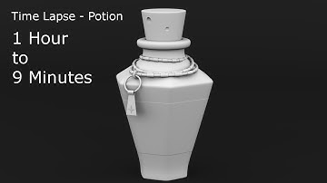3D Modeling Time Lapse - Potion