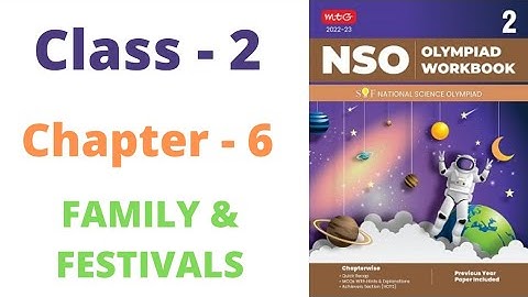 NSO ~ National Science Olympiad | Class - 2 | C - 6 | Family & Festivals | By - Sudhir Sir