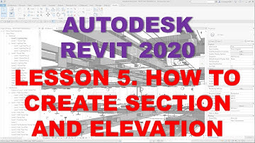 REVIT MEP 2020 - STEP BY STEP TUTORIAL 5 - HOW TO CREATE SECTION AND ELEVATION