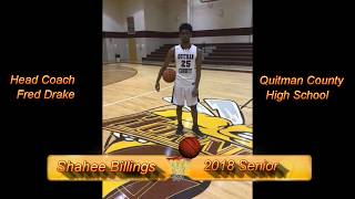 Shahee Billings -Class of 2018 Point Guard \