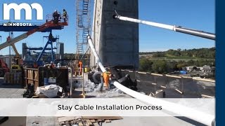St. Croix Crossing Stay Cable Installation Process