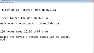 Matlab Simulation for Wireless Sensor Network Projects