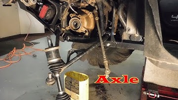 Outlander XMR Axle Replace CV Joint done Can Am