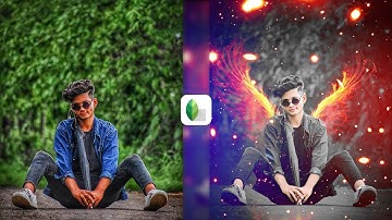 Snapseed Awesome Fire Wings Photo Editing | Snapseed Background Colour Change | Snapseed Photo Edit