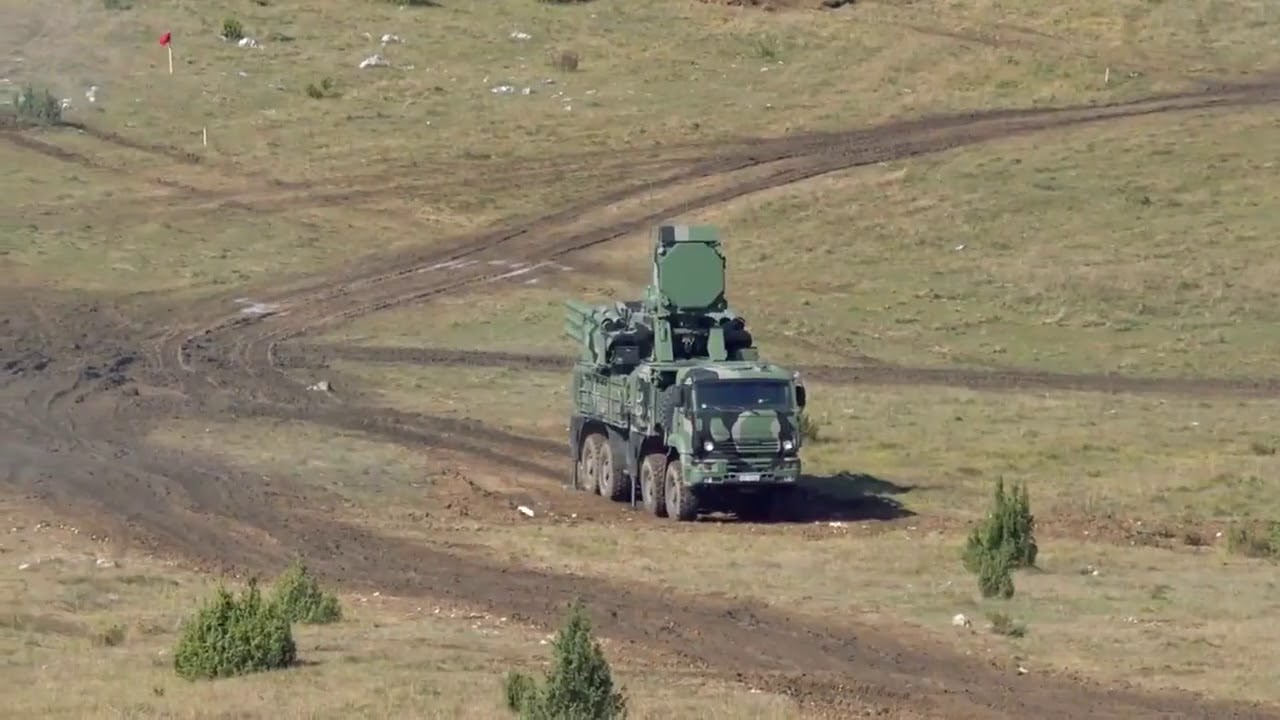 Serbian Pansir S1 on action!