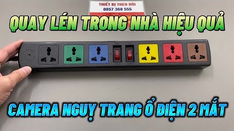 Camera Ngụy Trang Ổ Điện Lioa 2 Mắt Mẫu Mới 2024 ,  Camera Giấu Kín Ổ Cắm Điện Wifi Xem Toàn Cảnh