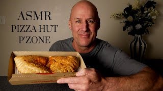 ASMR: Pizza Hut Pepperoni P'ZONE (Eating Sounds) Soft Spoken screenshot 4