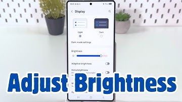 Samsung Galaxy S25 Ultra - How to Manage Adaptive Screen Brightness