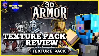 Daz Man Reviews 3D Armor Texture Pack In Minecraft Bedrock! Minecraft Texture Pack Review