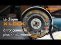 RHODIUS XTK8 EXACT – le disque à tronçonner le plus mince pour le système X-LOCK