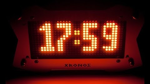 How to build Digital Clock using Dot Matrix with Utsource (DIY)
