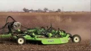 Schulte FX-530 30' Rotary Mower Cutting Cotton Residue