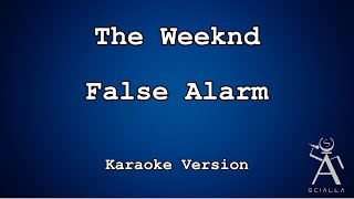 The Weeknd - False Alarm (KARAOKE)