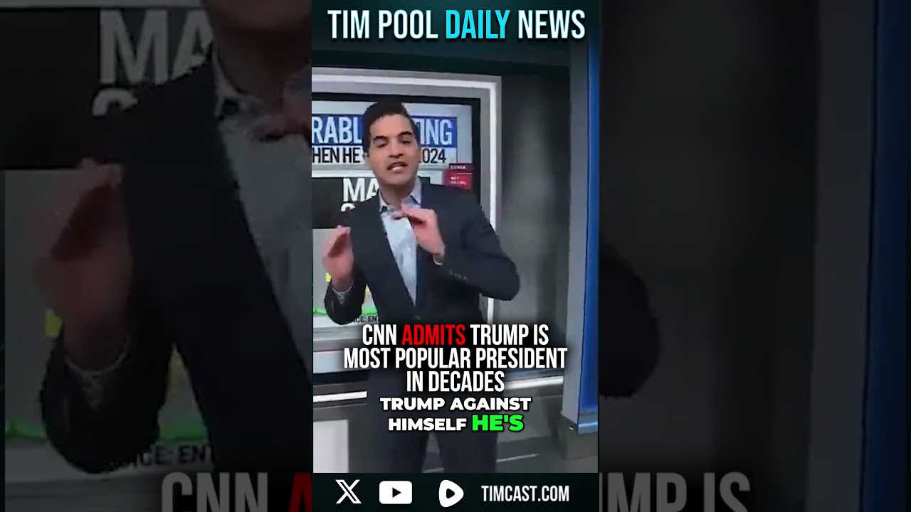 CNN ADMITS Trump Is MOST POPULAR President In Decades