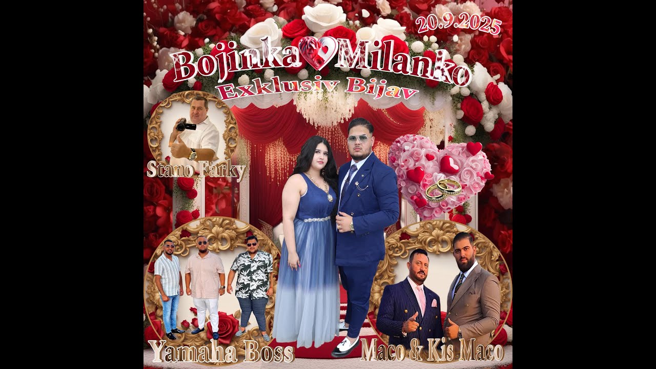 Svadba Bojinka a Milanko 4 diel kapela Yamaha Boss a Maco a Kis Maco