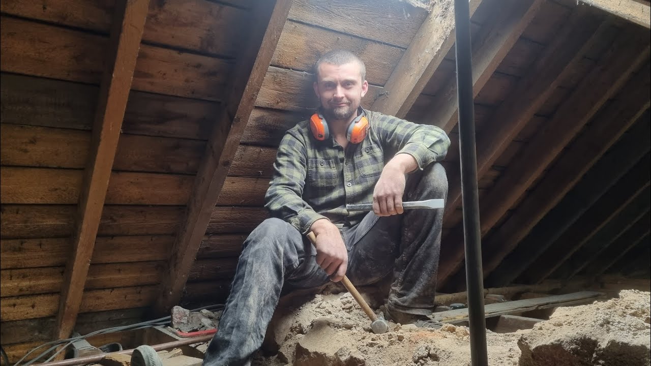 Scottish Cottage Renovation Episode 3 Chimney demolition YouTube