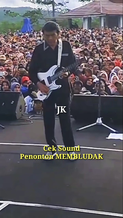 Rhoma Irama 'Cek Sound Penonton MEMBLUDAK' #jumariafkhal #jumarikeyboard