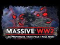 [HoI4] Massive WW2! [AI Timelapse] Max Facs / Full Mob / +4k Provinces