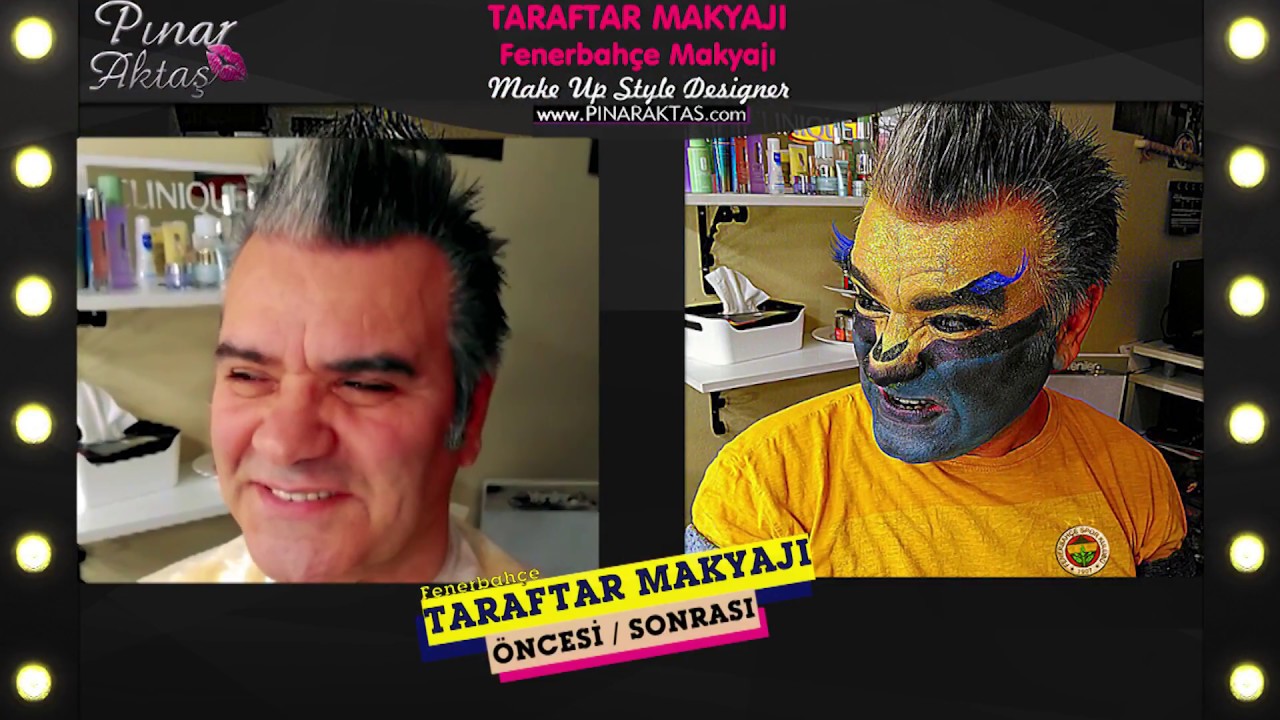 FENERBAHÇE TARAFTAR MAKYAJI | PINAR AKTAŞ
