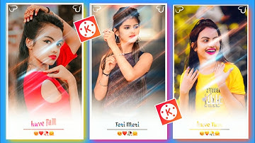 kinemaster video editing tutorial|apne photo se Whatsapp status video Kaise banaen