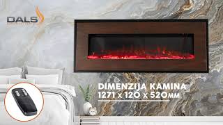 ELEKTRIČNI UGRADNI KAMIN 50 BRONZE