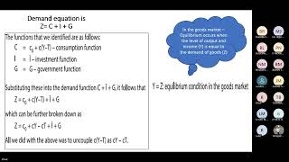 ECS2602_LU2_Equilibrium output in the goods market and the impact of fiscal policy_11 August 2025_KR