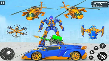 US Army Tank Transform Robot Battle War Shooting #2 - Android Gameplay