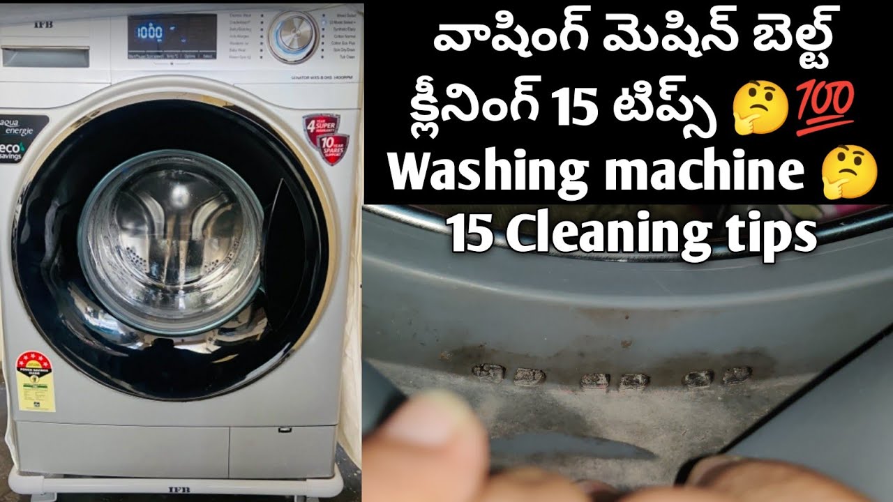 How to Clean your washing machine #How to Clean front load washing ...
