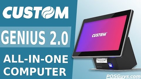 A Computer with a Built-In Receipt Printer? Genius 2.0 - Custom America