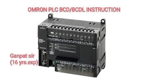 OMRON PLC BCD AND BCDL INSTRUCTION (BINARY VALUE TO BCD VALUE CONVERTOR),BINARY TO BCD CONVERTS