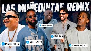 Así fue el PRE LANZAMIENTO de LAS MUÑEQUITAS REMIX | Mr Plata el americano 4kt y Maluma.
