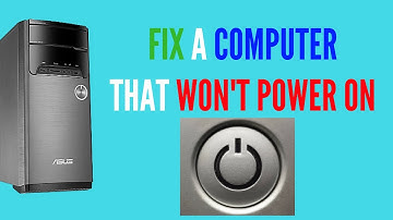 FIX A COMPUTER THAT WON