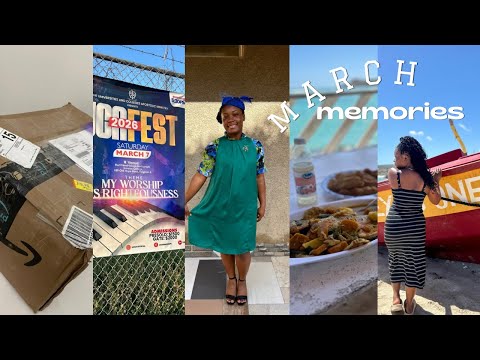 march memories | beach day + natural hair care haul + gospel concert + chit chat 