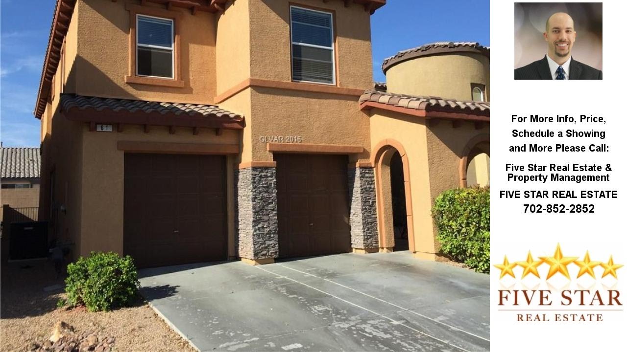 61 HONORS COURSE, Las Vegas, NV Presented by Five Star Real Estate