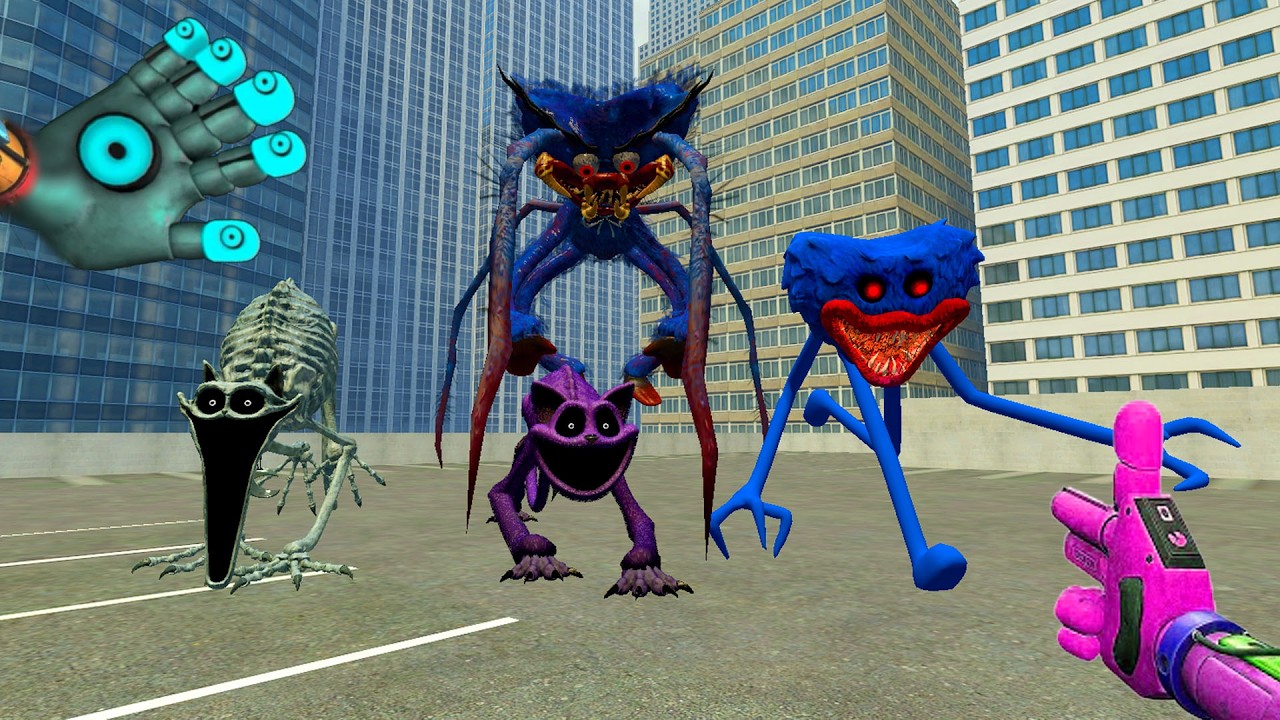 The cursed Huggy Wuggy monster has terrified everyone in the city | Garry's Mod Part 2 | Garry's Mod