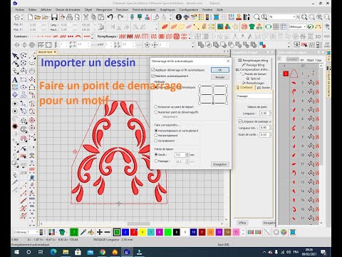 Vidéo: Comment Traduire Un Dessin En Broderie