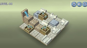 Master - Level 44 | Flow Water Fountain 3D Puzzle | Walkthrough, Gameplay, No Commentary