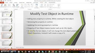 19. Katalon Studio || Removing Object Property || Manual Mode