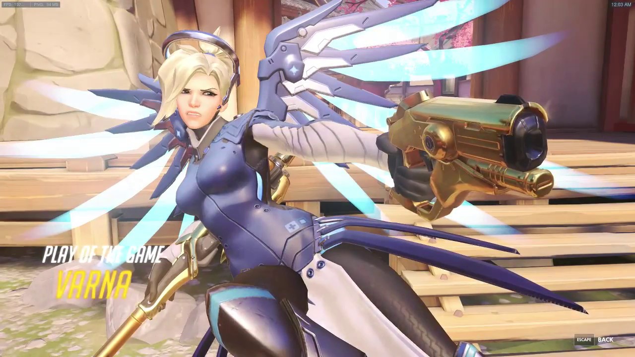 POTG Mercy  HUGE RES | Overwatch