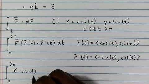 15.3 The Fundamental Theorem of Line Integrals Part 3