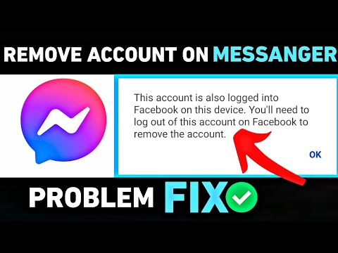 How to REMOVE ACCOUNTS on Messenger || Remove Account In Messanger 2022 ||