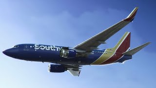 Southwest Airlines Flight 1380 - Landing Animation