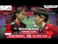 INA Vs CHN - Tunggal Putri : BILQIS PRASISTA VS HE BING JIAO | UBER CUP 2022